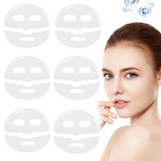 Skinqueen 바이오 콜라겐 페이스 마스크 딥 바이오댄스 리얼 순수 필름 하이드레이팅 하이드로겔 워시 프리 리프팅 마스크 6개 164433, 1개