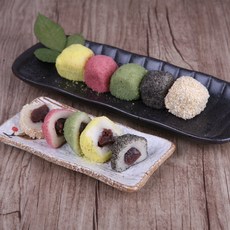 [국내산] 오색경단 20g x 50개 다섯가지 가루로 멋과 맛을 더한, 1박스