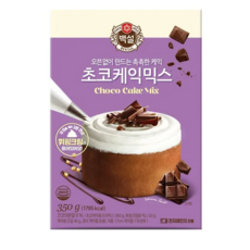 백설 초코케익 믹스, 350g, 10개