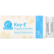 Carlson Labs KeyE Suppositories 12 Inserts