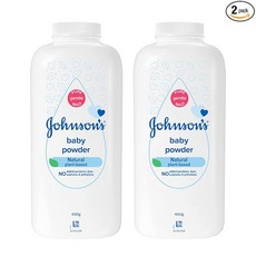 Johnson's Baby Powder For New Born Babies and Kids, 2개, 400g