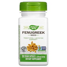 네이처스웨이 Fenugreek Seed 610mg 비건 100정, 1개