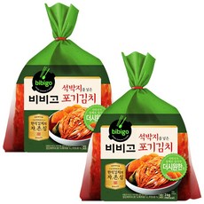 비비고 석박지를 넣은 포기김치 3kg x 2개