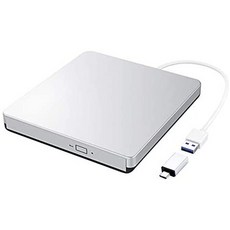 TOPELEK 외장 DVD 드라이브 for Laptop USB 3.0 and Type-C cdDVD 이동용 플레이어 롬 RM 리더 라이터, 상세 설명 참조0