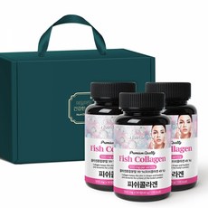 뉴트리디데이 프리미엄 저분자 피쉬 콜라겐 타블렛 90정 3병 선물세트, 3개, 단품, 90개