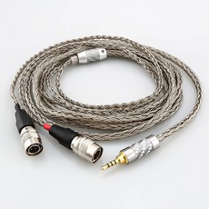 HiFi 2.5mm 4.4mm XLR 16 코어 오오 케이블 헤드폰 업그레이드 단 클락 Mr 스피커 에테르알파 도그 프라임, 05 6.35mm TRS_06 1m, [05] 6.35mm TRS