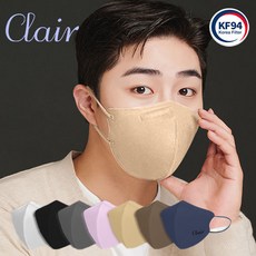 (L size) KF94 숨편한 클레어마스크 스탠다드핏 대형 50매