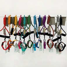 유앤펫 터치독 대형견 목줄 리드줄 13mm((~30KG 이하)), 블랙, 1개