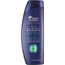 헤드앤숄더 2 인 1 클리니컬 스트렝스 댄드러프 디펜스 인텐시브 이치 릴리프 샴푸, 1개, 400ml