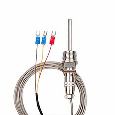 CrocSee RTD Pt100 온도 센서 탐침 탐색기 3 Wires 2M 케이블 온도센서 열?