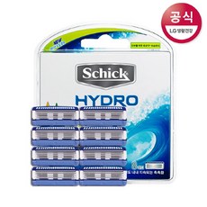 [쉐이브가드 라임폼60g 증정]쉬크 하이드로5 날 8입 리필, 옵션선택