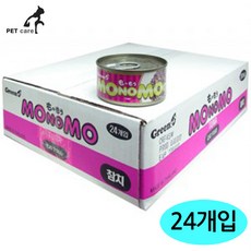 모노모 캔 (참치) (24개입) (1박스)고양이 간식 간식캔 캣캔 캣통조림, 상세페이지 참조