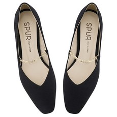 [스퍼] 플랫 OS9003 Mini chain maryjanes 블랙