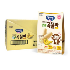 일동후디스 구워만든 순곡물 바, 바나나, 24팩