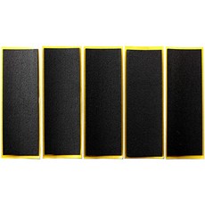 핑거보드 부품 전문 그립 테이프 5Pcs 백 블랙, 상세페이지 참조