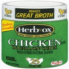 Herb Ox Bouillon 25cube Chckn 허브 옥스 부용 25큐브 체크앤, 249.48g, 1개