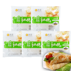 홍홍 중국식품 소프트 쇼좌빙 충샹 밀전병 수좌빙 중국전병, 450g, 5개
