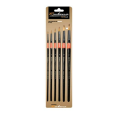 루벤스 720R 수채화 환 붓 6 pcs, 혼합사이즈, 2세트