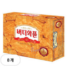 크라운 버터와플 과자, 632g, 8개
