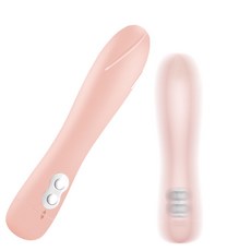 Roybro 휴대용 여성 미니 진동 마사지기 손 발 핸디형 지압봉 안마기 다용도 크림색상, 크림