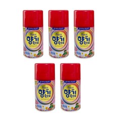 산도깨비 리필형 에어프레셔 향기속으로 향캔 290ml x 택일 5개, 블랙체리향x5개