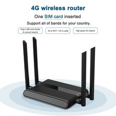 Corpus SIM 카드가없는 4g 야외 모뎀 라우터 vpn qos 강력한 wifi 라우터 gsm lte 액세스 포인트 300mbps WE5926 설정 용이|3G/4G 라우터|, WE5926-E