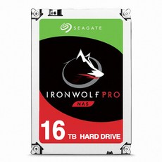 씨게이트 Seagate IronWolf Pro 16TB (ST16000NT001) - NAS용 (구모델 ST16000NE000) - st16000ne000