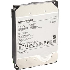 Western Digital 8TB Ultrastar DC HC320 SATA HDD 7200RPM 클래스 6Gb/s 256MB Cache 3.5 HUS728T8TALE6L4, 14TB - hus728t8tale6l4