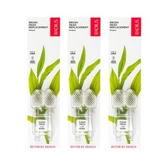 RADIUS Replacement Heads Medium Clear 2 Count (Pack of 3) RADIUS 교체 헤드 미디엄 투명 2개 (3개 팩)