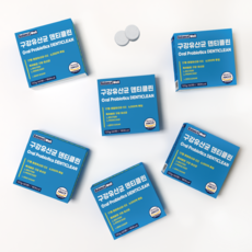  밸런스웰 덴티클린 특허 구강유산균 HACCP 식약처 인증, 60정, 6박스 