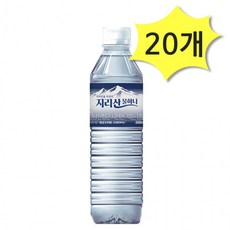 지리산물하나 생수배달 물배달 국산물 천연암반수 500ml x 20개