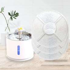 꽃펫정수기 [2개묶음] 식기 꽃 리필필터 정수기 1set 고양이정수기 필터 펫정수기 EW54C9A3, 1개