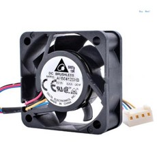 DC 브러시리스 냉각팬용 12000rpm AFB0412SHB PWM마이너 냉각팬 4P 12V, 1개