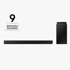 [삼성] 사운드바 2.1채널 HW-C450/KR 고품질 사운드 블랙