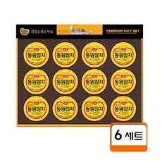 동원 친100호 참치통조림 선물세트 + 쇼핑백, 6세트