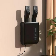 신발 건조기 전기 히터 따뜻한 컴팩트 냄새 휴대용 기숙사 살균, [02] EU, Black