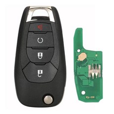 폴딩키 원격 자동차 플립 2/3/4BT 433MHZ ID46 PCF7941E 쉐보레 콜로라도 크루즈 트레일블 오닉스 트래커 RS 열쇠 고리 호환, 06 4 Buttons Start, 06 4 Buttons Start