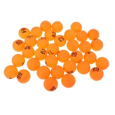 Zeyuan 50Pcs 40mm 탁구 공 럭키 딥 게임 복권 빨 수있는 번호. 51-100