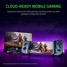 Razer Kishi Mobile Game Controller/Mobile Controller Grip - MFi Certified/모빌 게임패드, Android