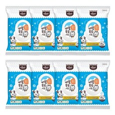 강아지 버블 목욕 물티슈 대형 15매 8P 보습 세정, 8개