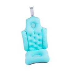 전신 목욕 베개 목 지지 액세서리 스파 욕조, 푸른, 01 파란, 1개