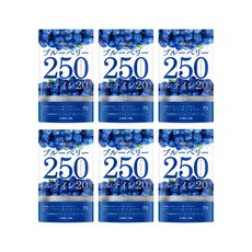 PURELAB 블루베리250 루테인 아사이 크린베리 서플리먼트 30일분, 6개, 60정