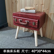 북유럽풍 서랍식 협탁 거실협탁 수납장 2단 인테리어, 나_빈티지