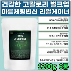 헬스 펌핑 벌크업 고칼로리 게이너 단백질 보충제 6팩 마른 체형 전 후 펌핑 머슬 근육질 몸매 체격 증량 운동 아르기닌 BCAA 글루타민 비타민 파우더 가루 분말 체중 관리 마카, 6개