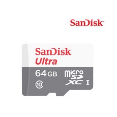 샌디스크 정품 Micro SD / USB 2.0 / 저장 메모리 카드 32 64 128 256 GB, Micro SD카드 메모리- 64GB
