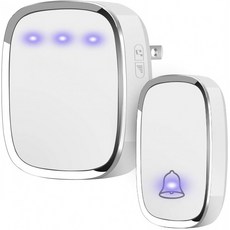 Anko Wireless Doorbell(안코 무선 도어벨) 플러그 앤 플레이 방수 도어벨 키트(플러그 앤 플레이 방수 도어벨 키트) 1000피, 단일옵션