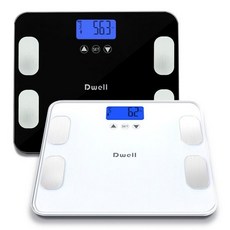 디웰 체지방체중계 /체지방측정기/체지방 체중계/8가지 체성분/, 상세설명 참조, 선택2 블랙