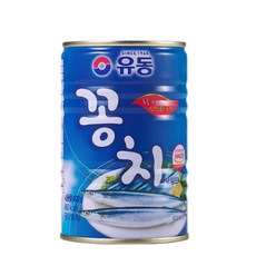 유동 꽁치 통조림, 400g, 4개