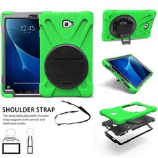 삼성 갤럭시 탭A6 10.1 2016 S펜수납 스마트 북커버 스탠드케이스 SM-P580 SM-P585, 그린