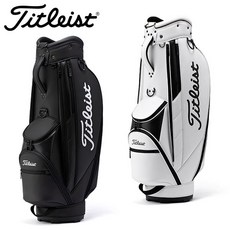 Titleist 타이틀리스트 코어 에센셜 캐디백 5분할 9인치 남성용 TB22CTCEK, 검정 - tb22ctcek